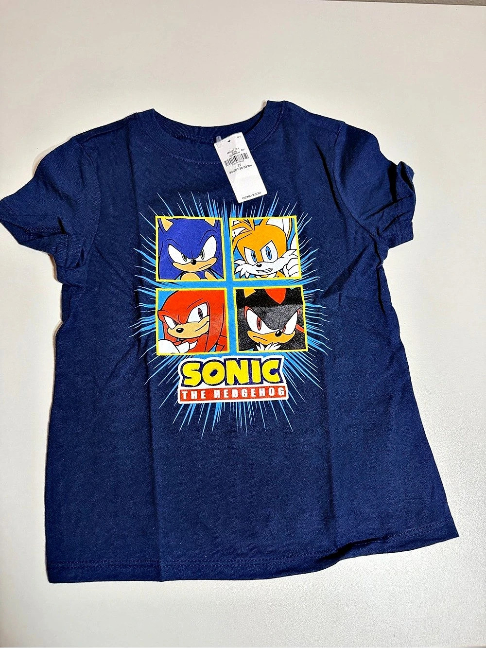 Old Navy Sonic the Hedgehog graphic tee Graphic Tee Blue Boys 2T NWT
